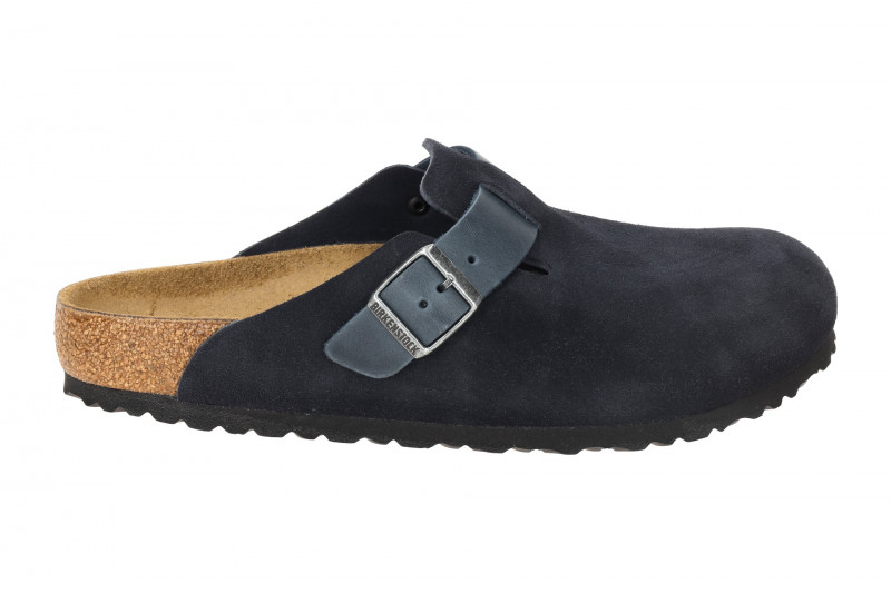 Birkenstock Boston Clogs Pantolette dunkelblau Normal-Weit 1028210