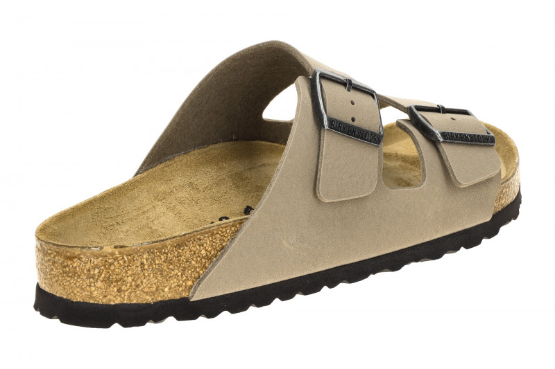 Birkenstock Arizona BS Pantolette grau taupe Normal Weit 1032019