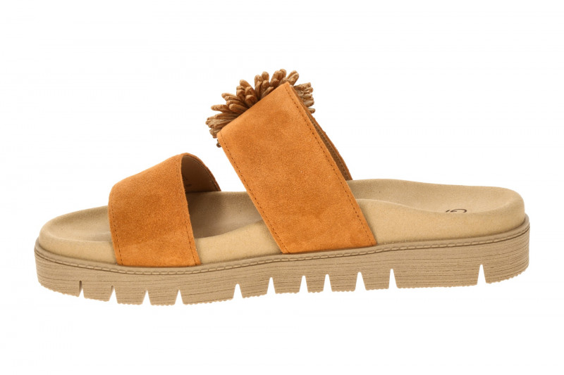 Gabor Pantolette orange valley Velour 83.743.11