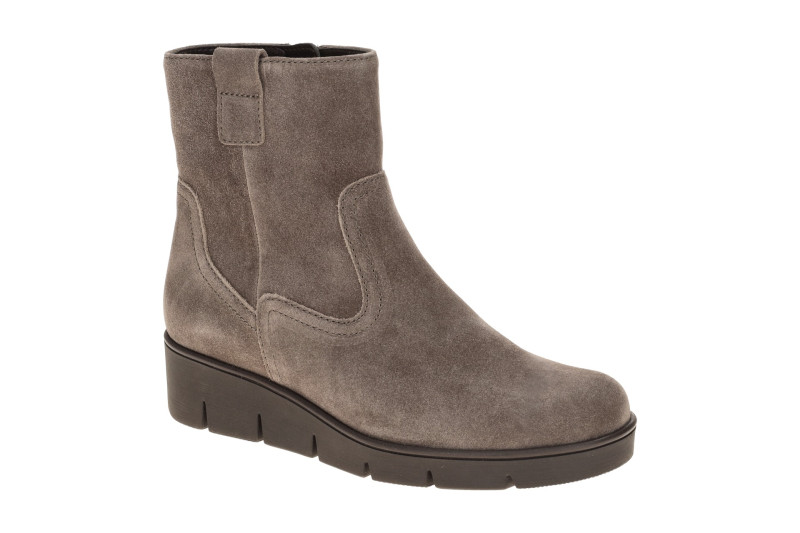 Gabor Keil Stiefel grau taupe Velour 8005.01.002