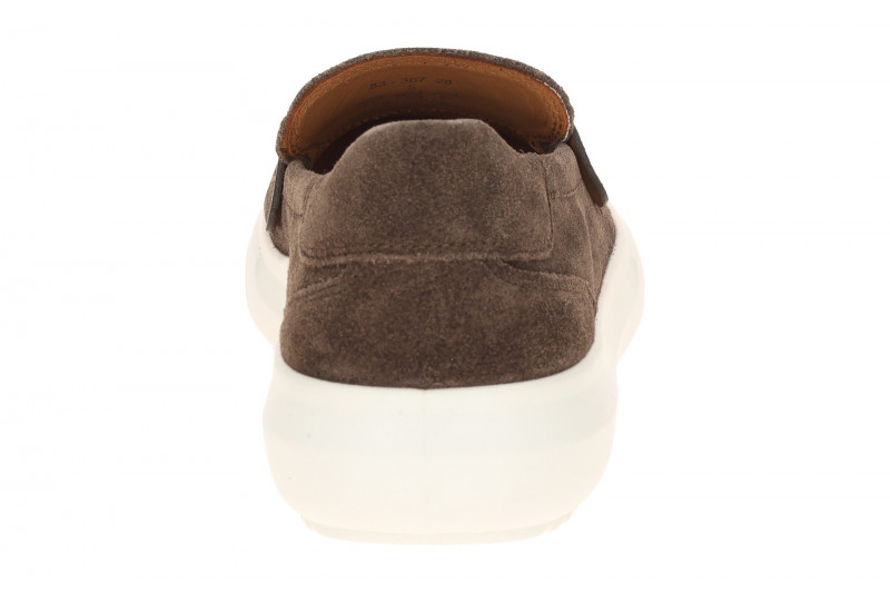 Gabor Schuhe Mokassin Slipper braun Velour 83.367.28