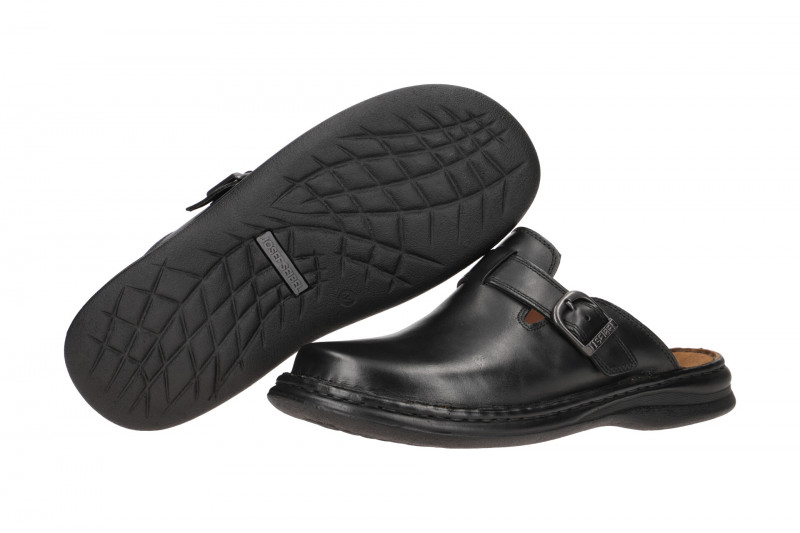 Josef Seibel Madrid Pantoletten Clogs schwarz