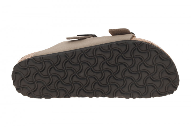 Birkenstock Arizona Pantolette taupe grau SCHMAL 1032070