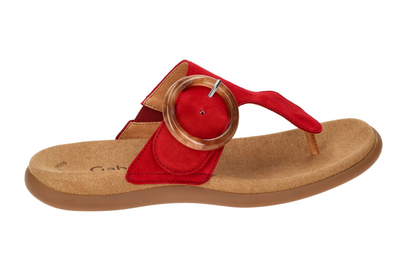 Gabor Zehentrenner Pantolette rot 63.701.15