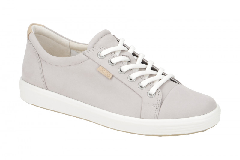 Ecco Soft 7 Schuhe grau rose Damen Sneakers