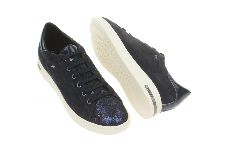 Geox Respira Jaysen A Damenschuhe in dunkelblau glitter Sneakers