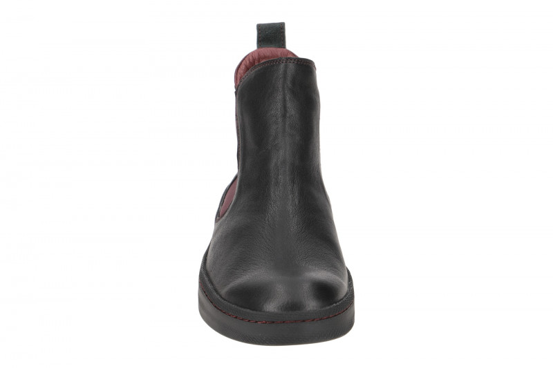 Think Kumi Stiefelette Chelsea Boots schwarz rot 867