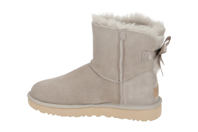 UGG Stiefel hellgrau goat Mini Bailey Bow II