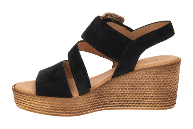 Gabor Wedges Keil Sandale schwarz 84.771.17