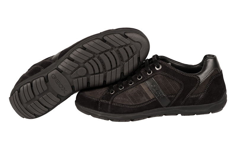 Geox Marshall Schuhe grau schwarz U24X1B