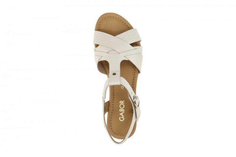 Gabor T-Steg Sandalette creme beige 82.794.51