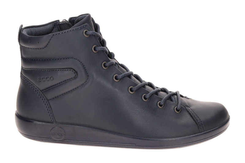 Ecco Soft 2 Stiefeletten Schuhe blau Sneaker High Cut 207513