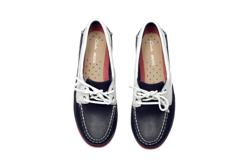 Clarks Jetto Deck Musto Schuhe blau