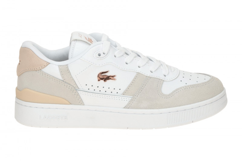 Lacoste T-Clip Set Schuhe Sneakers weiß rosa Damen 0043