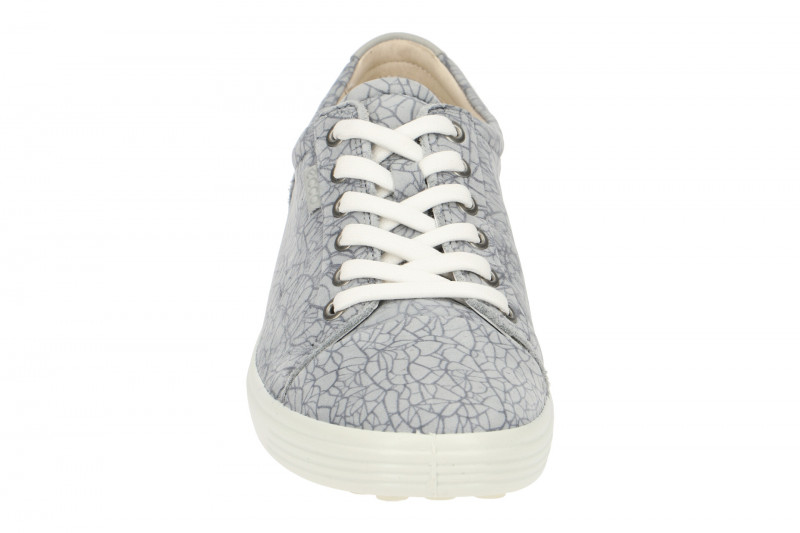 ecco Soft 7 Schuhe Sneaker grau Laser