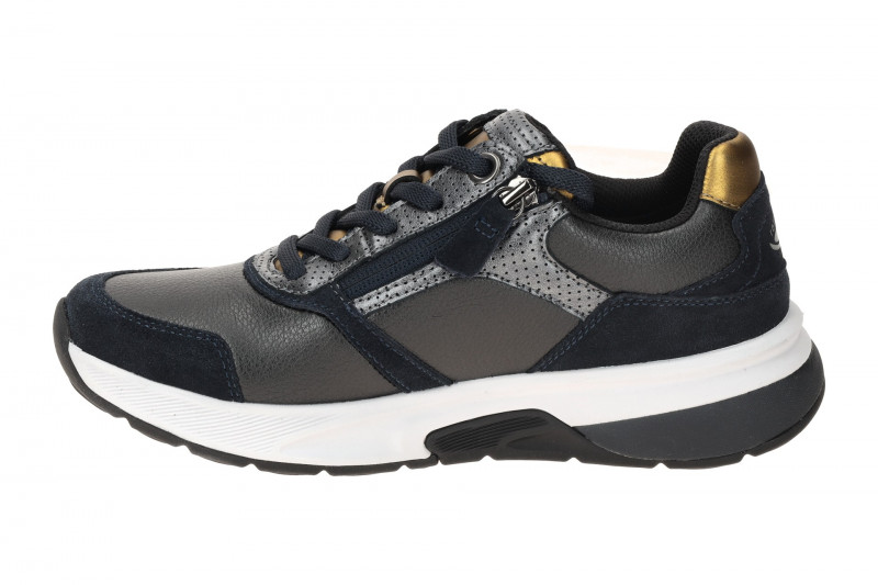 Gabor RollingSoft Schuhe blau grau RS-MOVE 76.847.46