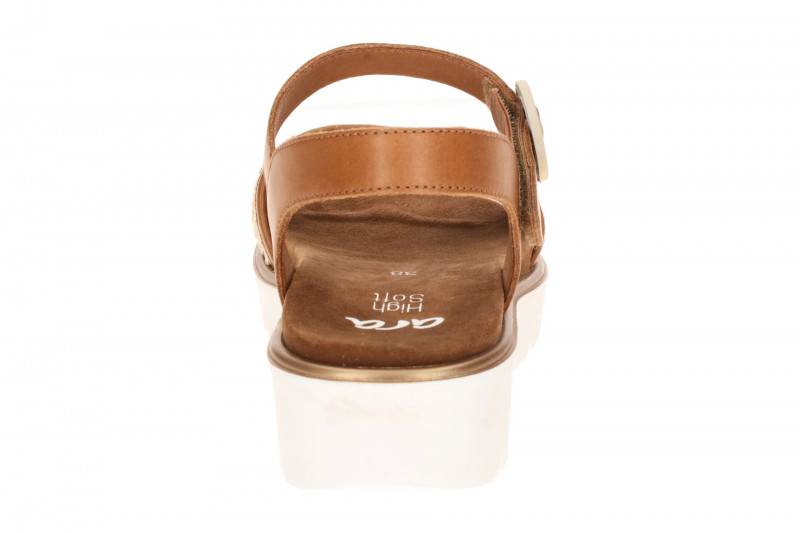 ara Bilbao Sandale braun Nappa Bast 12-33519