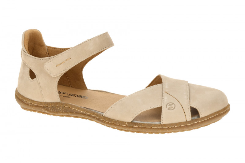 Josef Seibel Damen Sandale Caitlyn 05 beige creme Barfußschuhe