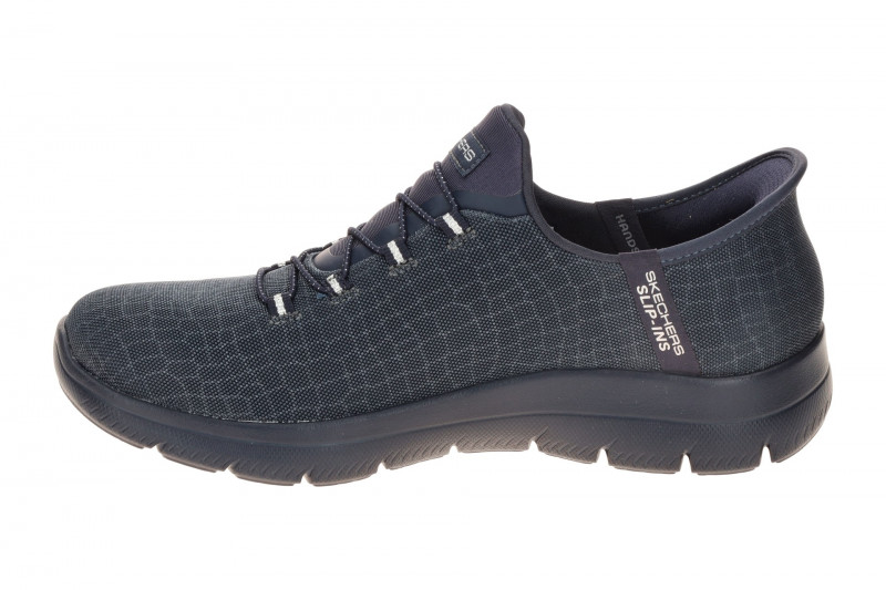 Skechers Summits Schuhe blau Glitzer SLIP-INS 150128