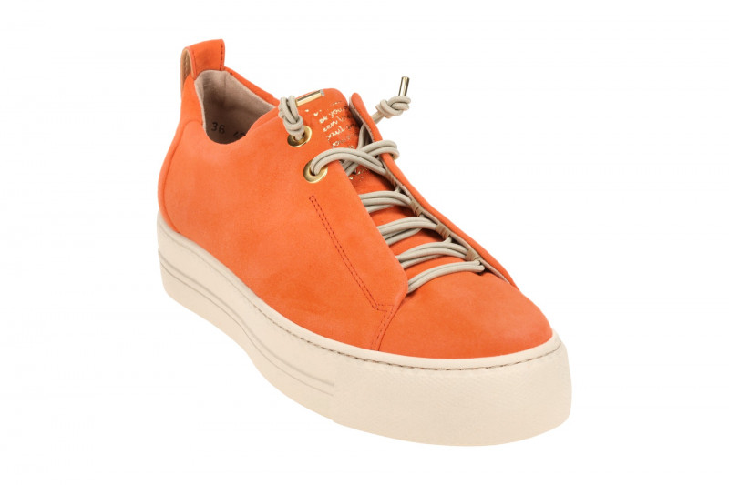 Paul Green Sneaker Plateau Schuhe orange papaya 5017
