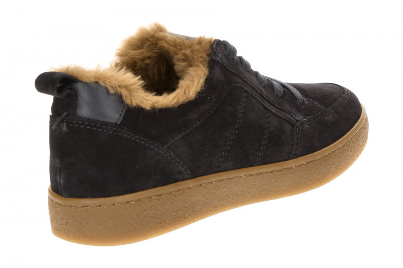 Gabor Sneaker Schuhe blau Fellkragen 6024.01