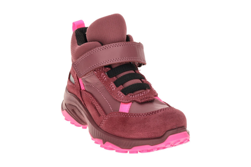 Ecco Receptor Kinder Schuhe Mid Cut rot pink Waterproof 724752