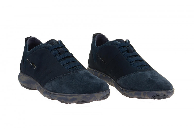 Geox Nebula Schuhe blau camouflage Sohle U52D7B 01122 C4064
