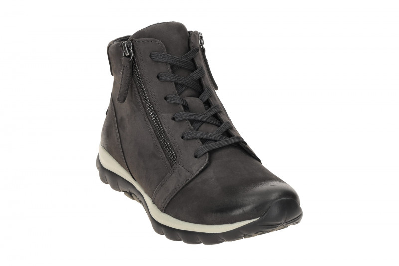 Gabor RollingSoft Schuhe Stiefel dunkelgrau Nubuck