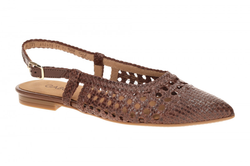 Gabor Sling Pumps braun coffee Flecht 81.631.28