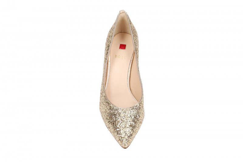 Högl Pumps gold Glitter-Textil 6756