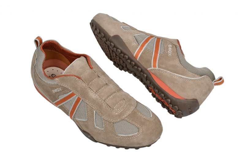 Geox Snake R Schuhe beige Slipper U3207R