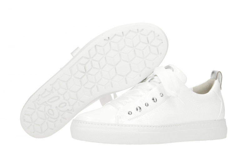 Paul Green Sneaker Schuhe weiß Lack 4645