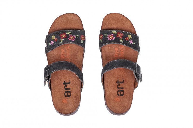 art I Breathe Pantolette regaliz grau - 0978