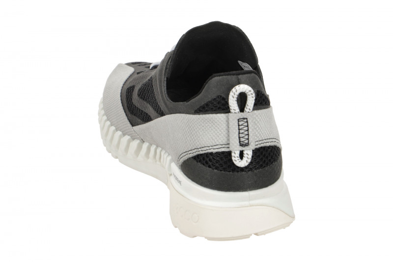 Ecco Zipflex Schuhe schwarz grau Damen Sneaker 834803