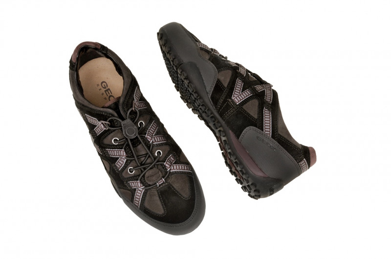 Geox Schuhe Snake - schwarz Herrenschuhe Gummizug