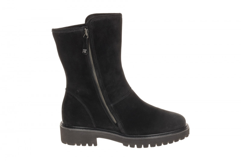 Paul Green Stiefelette schwarz Velour Warmfutter 8282-000