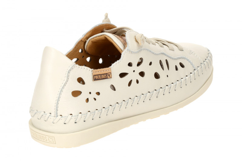 Pikolinos Soller Slipper Schuhe weiß gelocht W8B-6550