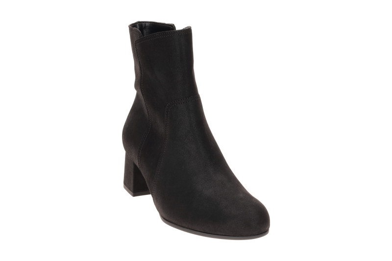 Gabor Stiefelette Ankle Boots schwarz schimmernd H-Weite 8063.01.005