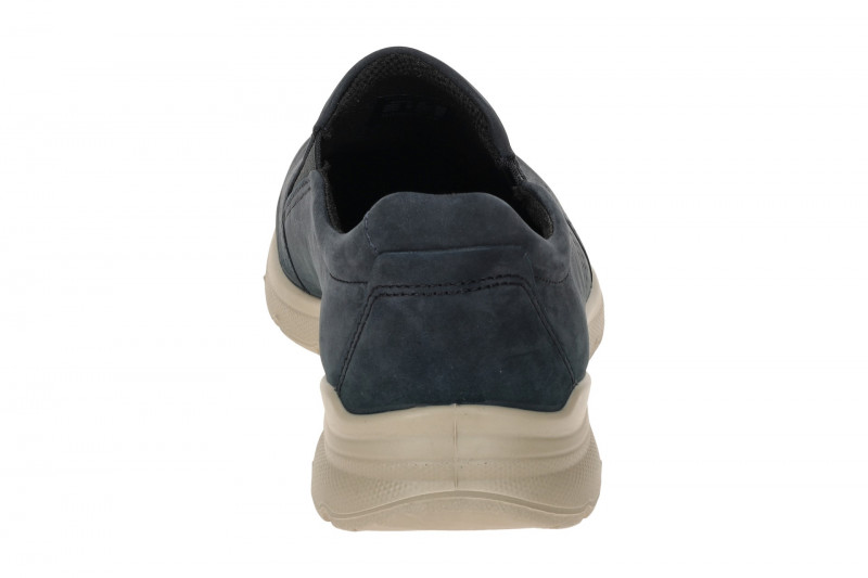 Ecco Irving Schuhe Slipper blau perforiert