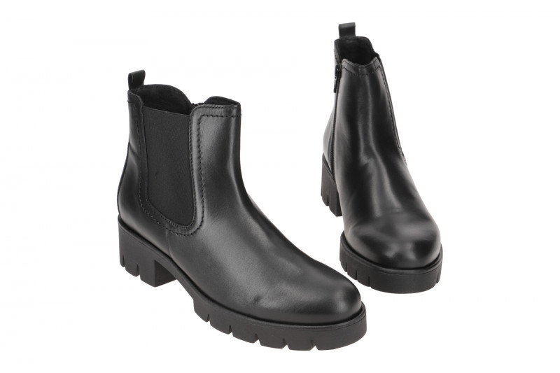 Gabor Stiefelette schwarz Glattleder 31.710.27