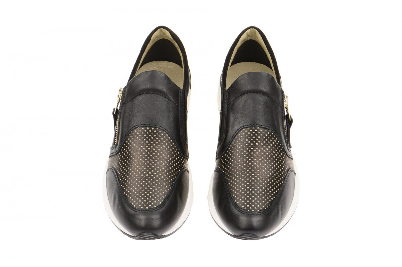 Geox Omaya Schuhe schwarz gold