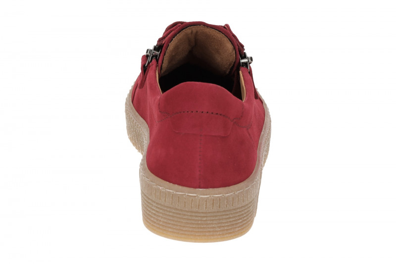 Gabor Schuhe Sneakers rot merlot Samt 53.334.15
