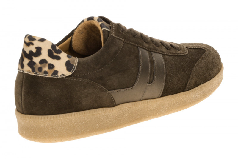 Gabor Schuhe Retro-Sneakers braun Leo Velour 6011.01.003