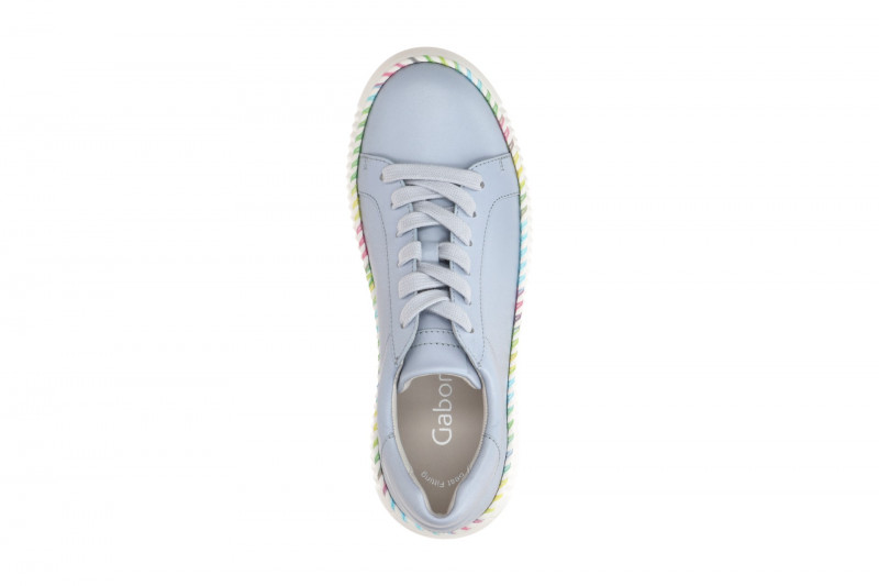 Gabor Schuhe blau Plateau Sneakers 63.240.26