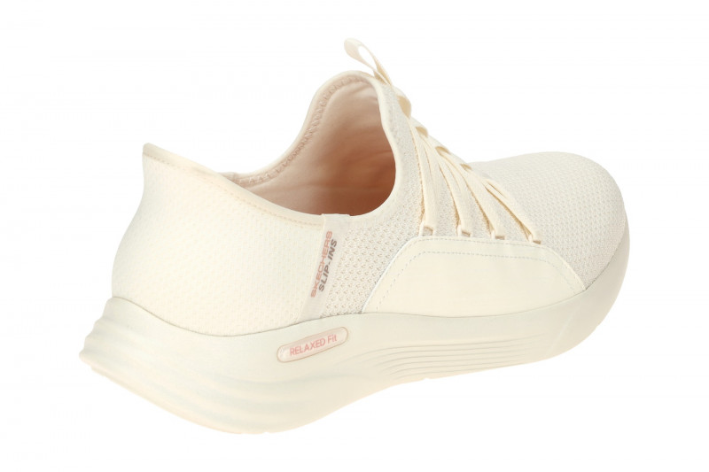 Skechers Relaxed Fit Schuhe Slipper beige Slip-Ins 150353