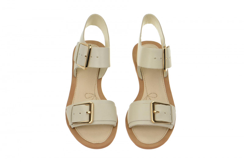 Clarks Sandcastle Art Sandalette weiß