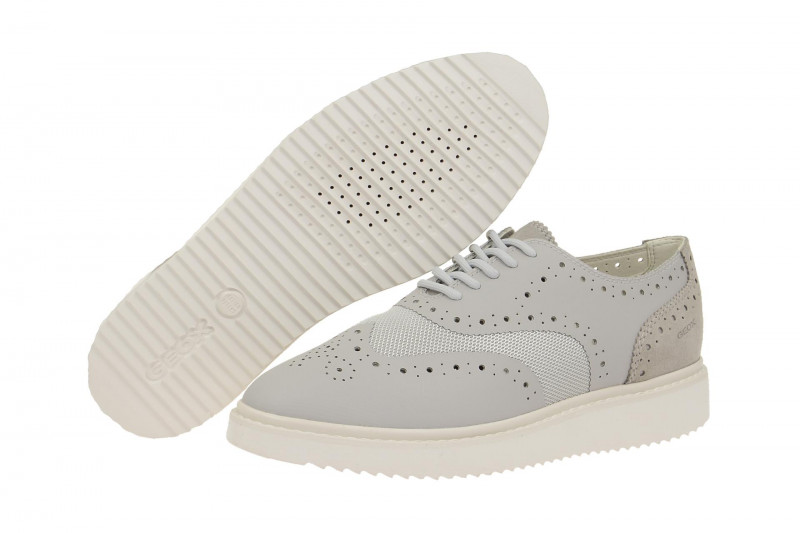 Geox Budapester Schuhe Thymar grau