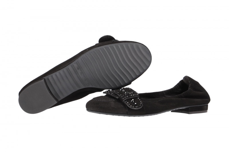 K&S Malu Ballerinas schwarz Crystal 10470