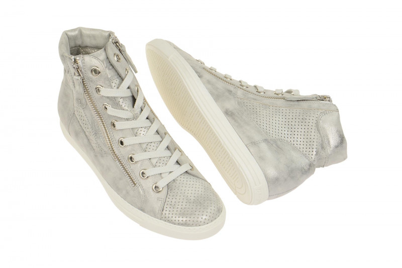 Paul Green Sneaker 4247 grau metallic Gr 42,5