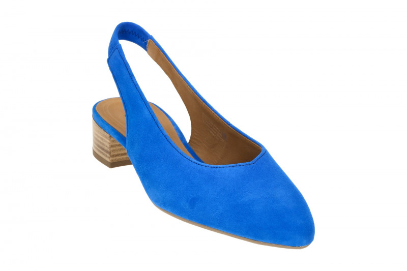 Gabor Sling Pumps blau cobalt Velour 61.520.18